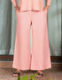 JACQUARD WIDE LEG TROUSER
